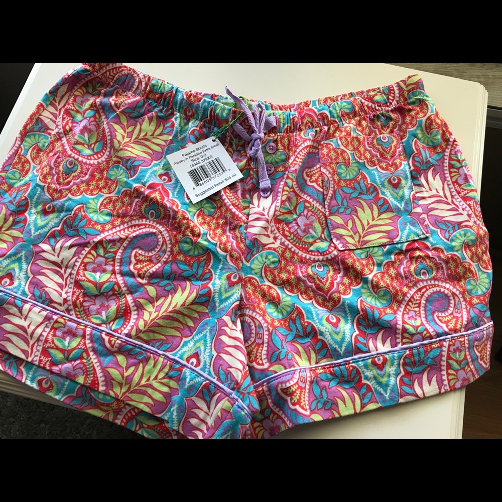 NWT. Vera Bradley Sleep Shorts